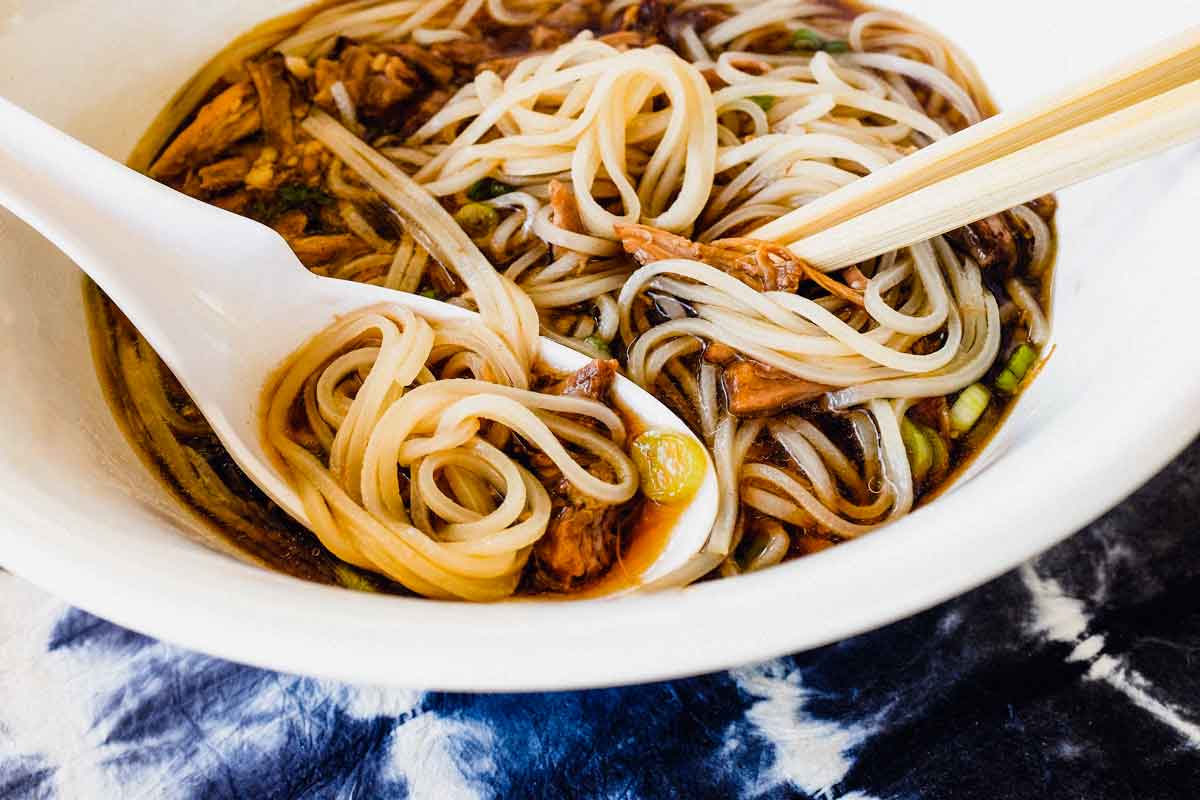 Chinese Oxtail Noodle Soup