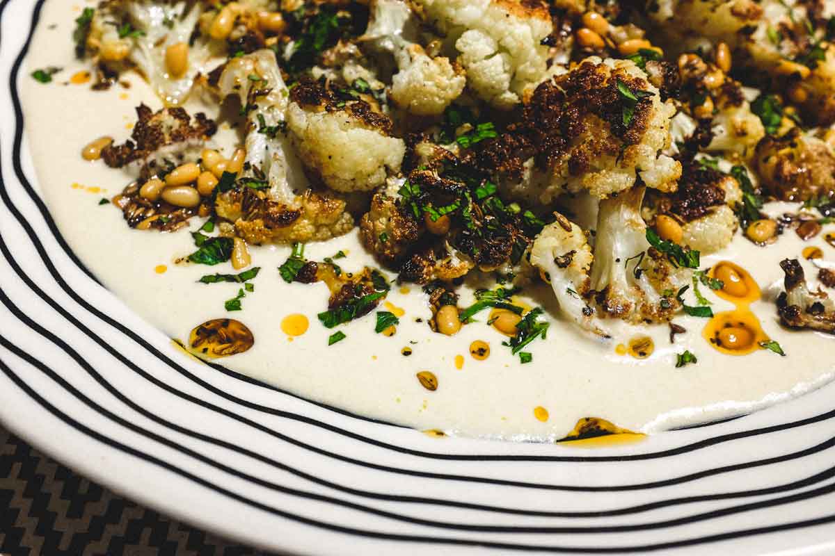 Hummus Bi Arnabeet - Hummus with Roasted Cauliflower